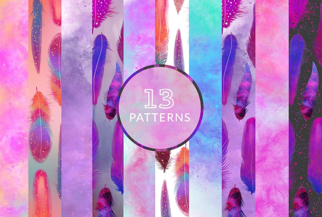 64款漂亮的羽毛PNG透明素材打包下载[png]插图(1)