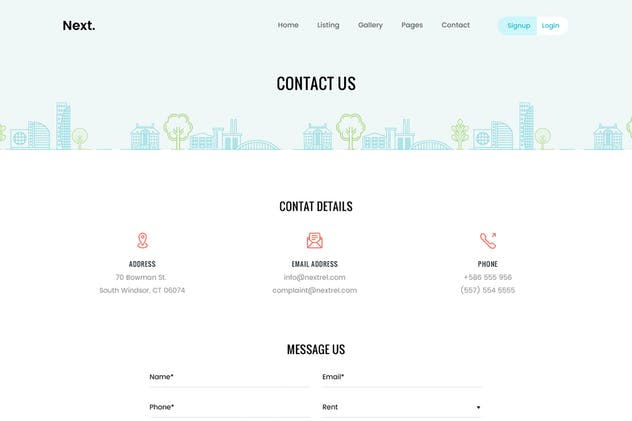 房地产物业管理机构网站设计模板 RealEstate Property Management Agency Web Template插图(13)