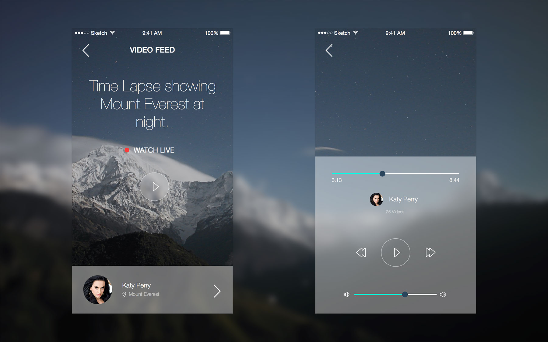 Video Stream App for iOS