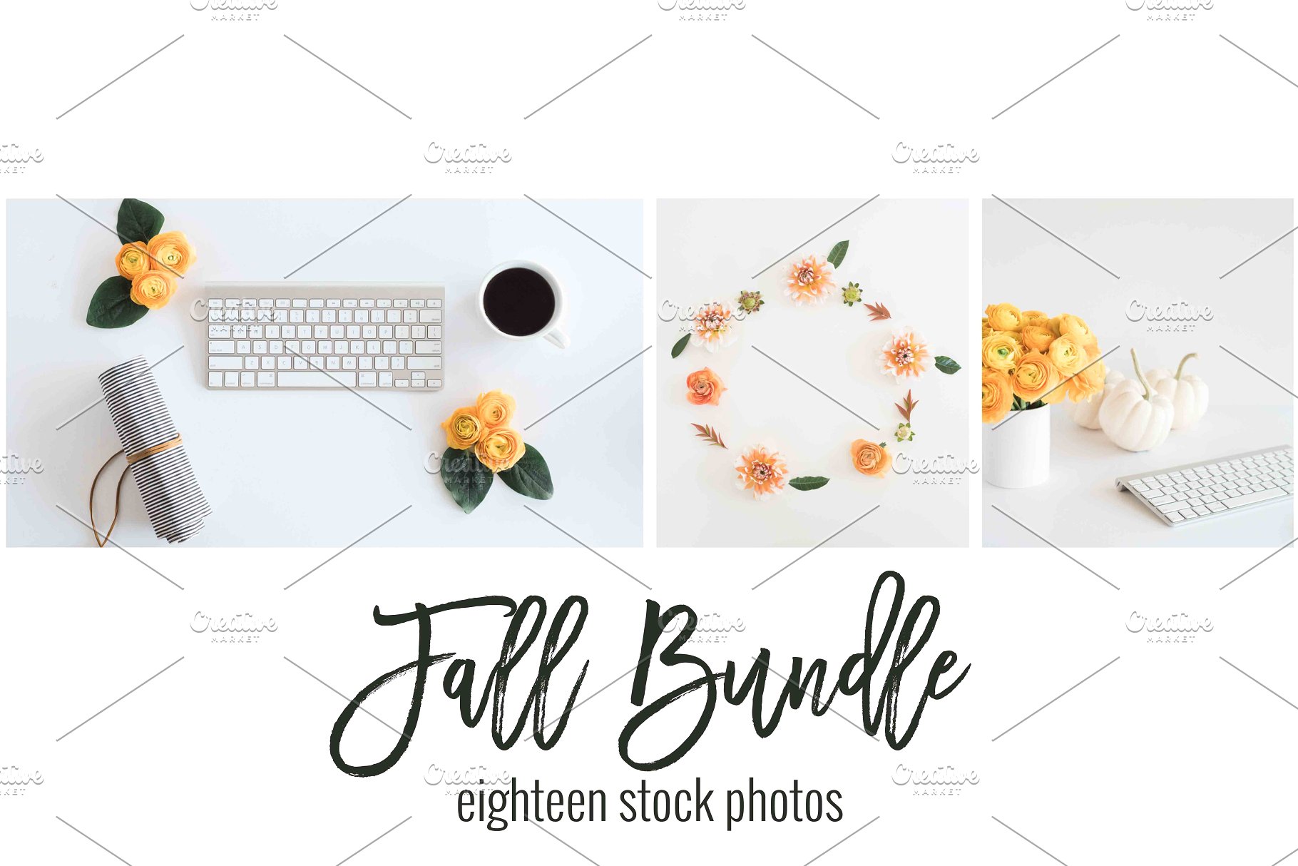 现代简约风办公场景样机 Fall Stock Photo Bundle插图(5)