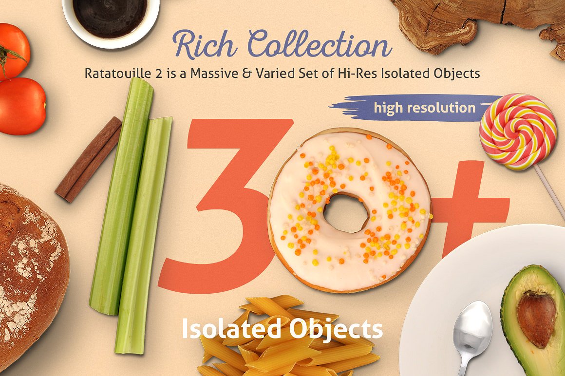 美食场景创造机 Ratatouille 2（一大波高清逼真食材、工具素材）插图(2)
