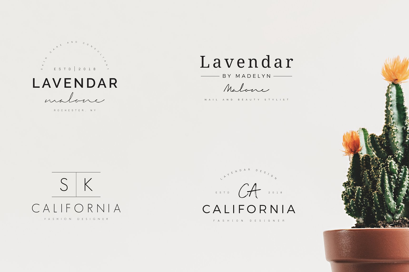 时尚简约的预制标志LOGO模板插图(8)