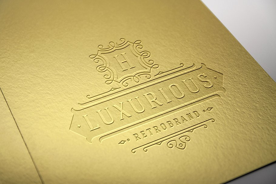 50个奢华装饰Logo及徽章  50 Ornament logos & badges插图(13)