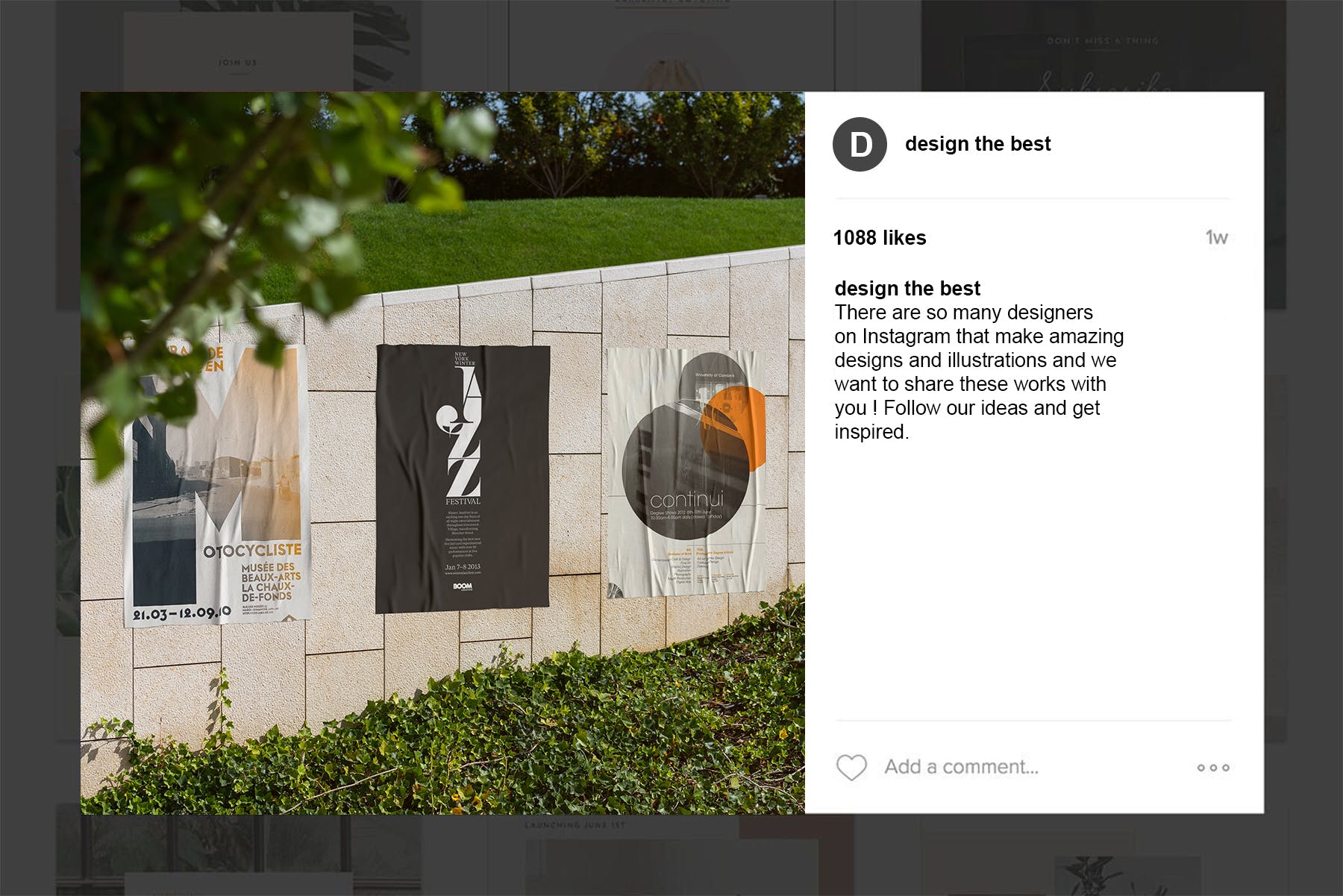 海报户外张贴效果展示样机素材库精选 Outside Poster Mock-Up’s插图(15)