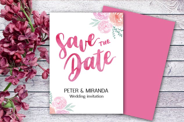 浪漫水彩元素插画合集 Watercolor Romantic Pack插图(2)