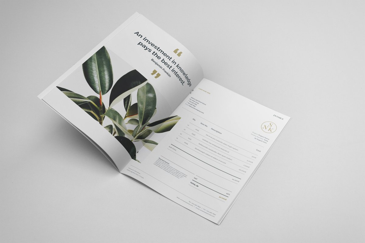 简约商业项目提案企业宣传册设计模板插图(9)