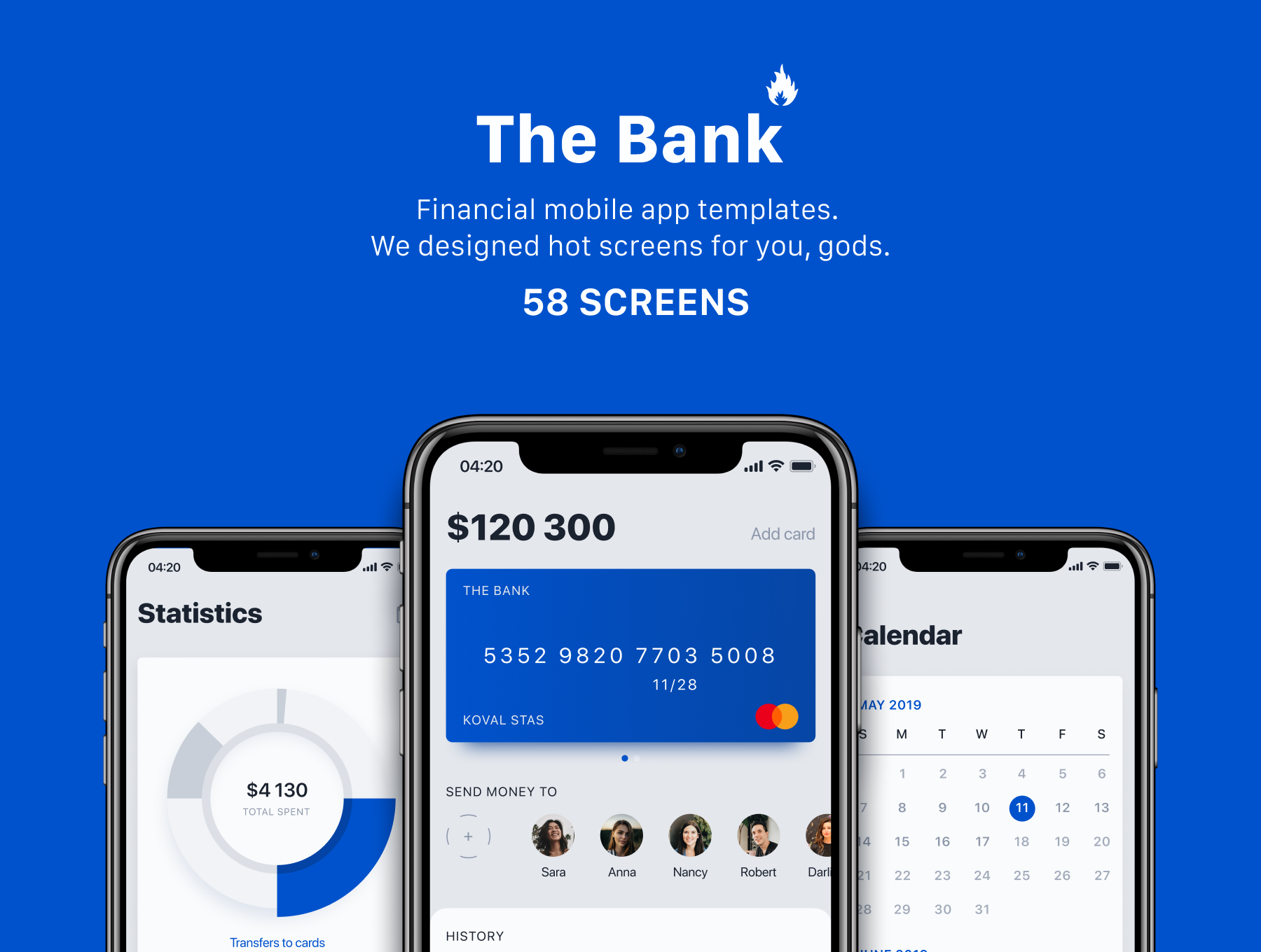 素材库下午茶：高端的网银iOS APP UI KIT套装下载 [XD,Sketch]插图