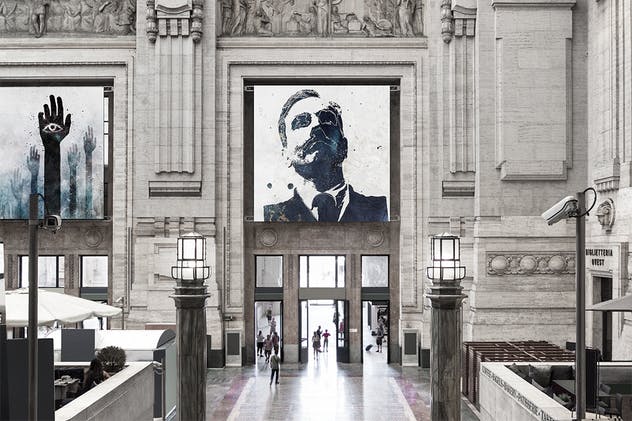 户外广告海报传单设计预览样机套装 Flyer Poster Mockup Bundle – Advertising Outdoor插图(5)