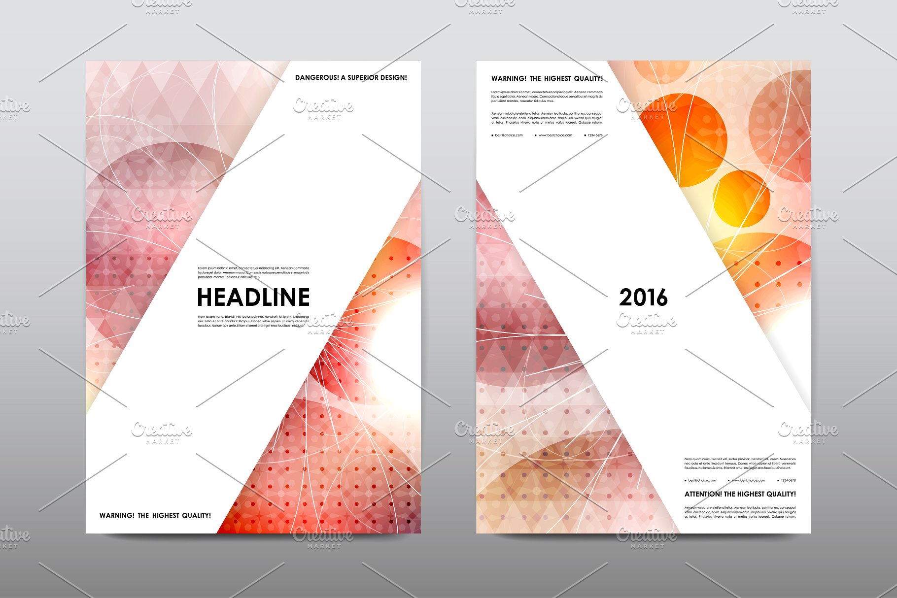 50+企业画册模板合集 50+ Business Brochures Bundle插图(25)