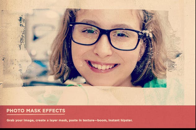 复古设计效果必备油漆滚刷肌理纹理 Rolled ink 1插图(3)