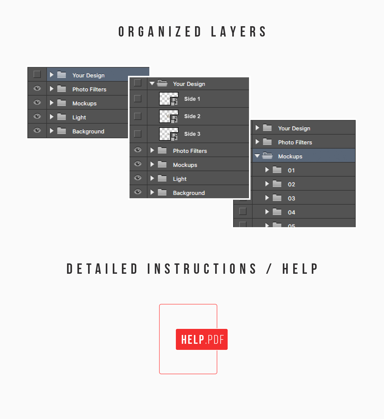 智能三折页广告小册子样机插图(15)
