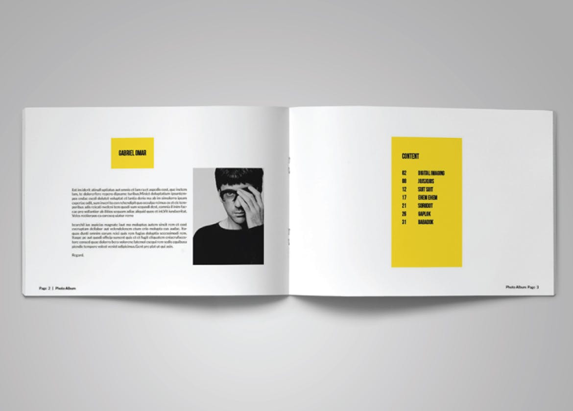 摄影工作室作品集设计模板v6 Lanscape Portfolio Vol. 6插图(1)