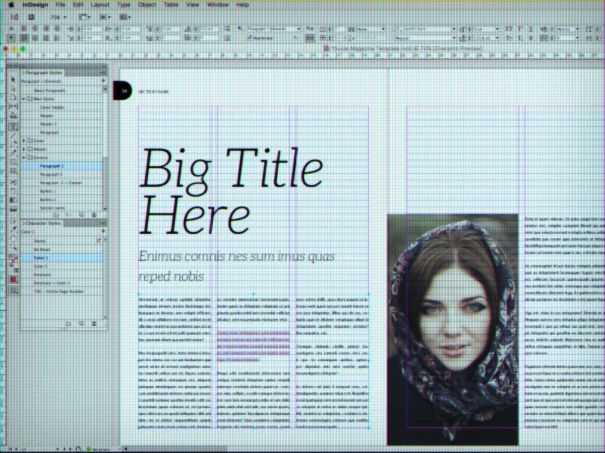 时尚美容化妆类杂志模板-Guide Magazine Template（InDesign CC）插图(4)