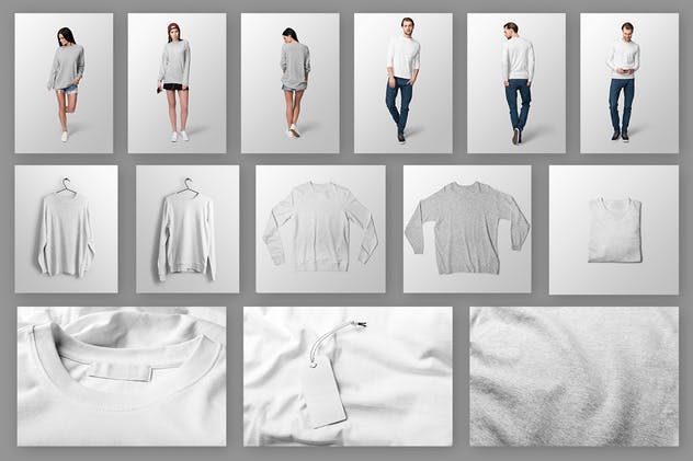 挂拍/模特上身/平铺服装样机模板v7 Ultimate Apparel Mockup Vol. 7插图(5)