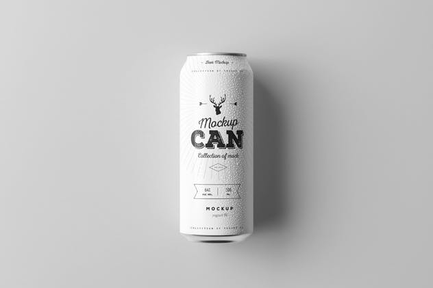 啤酒饮料罐头外观样机模板04 Can Mock-up 4插图(11)