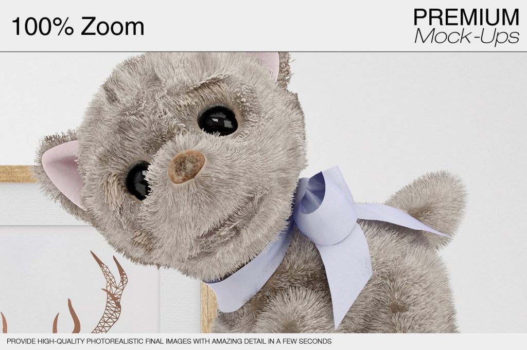 一组适合儿童的相框场景Mockups下载[psd]插图(17)