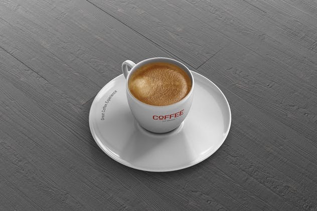 逼真咖啡杯马克杯样机模板 Coffee Cup Mockup插图(13)