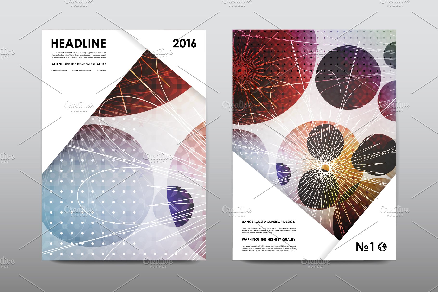 50+企业画册模板合集 50+ Business Brochures Bundle插图(33)