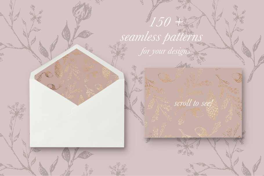 圣诞&冬天主题设计素材合集[2.34GB] Christmas & Winter Graphics Bundle插图(4)