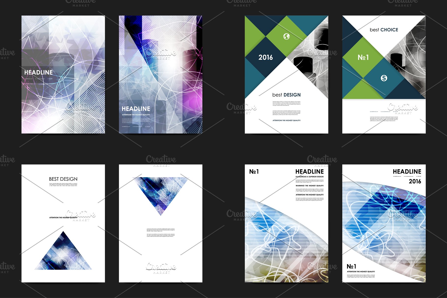 极力推荐：50+商业企业宣传传单模板 50+ Business Flyers Bundle插图(8)