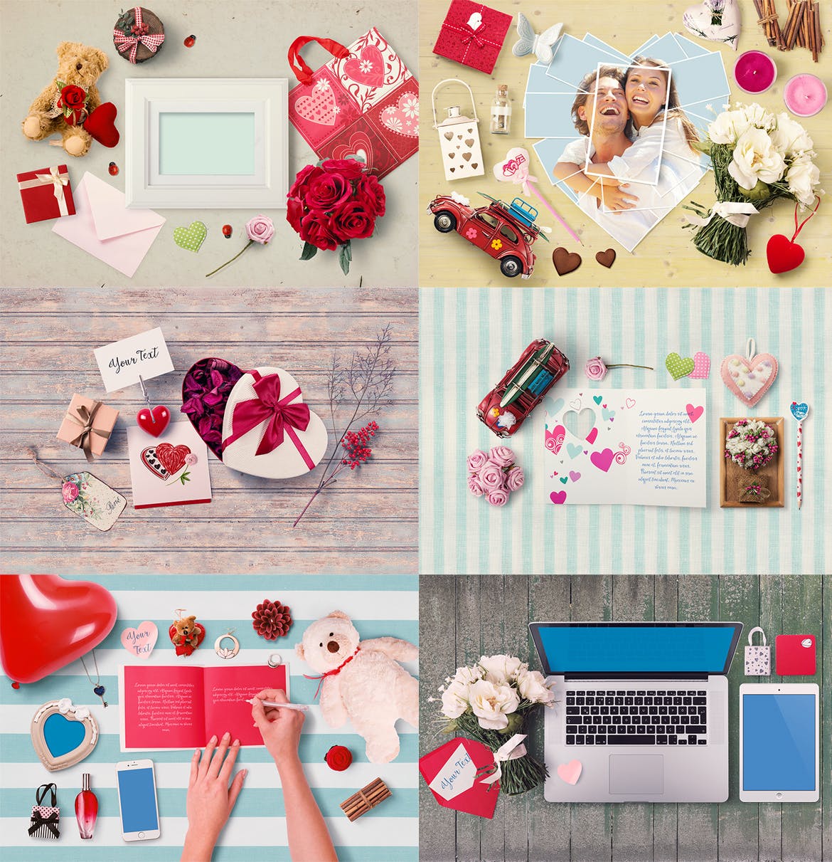 高品质的情人节爱情结婚婚礼元素素材样机展示模型mockups大集合插图(7)