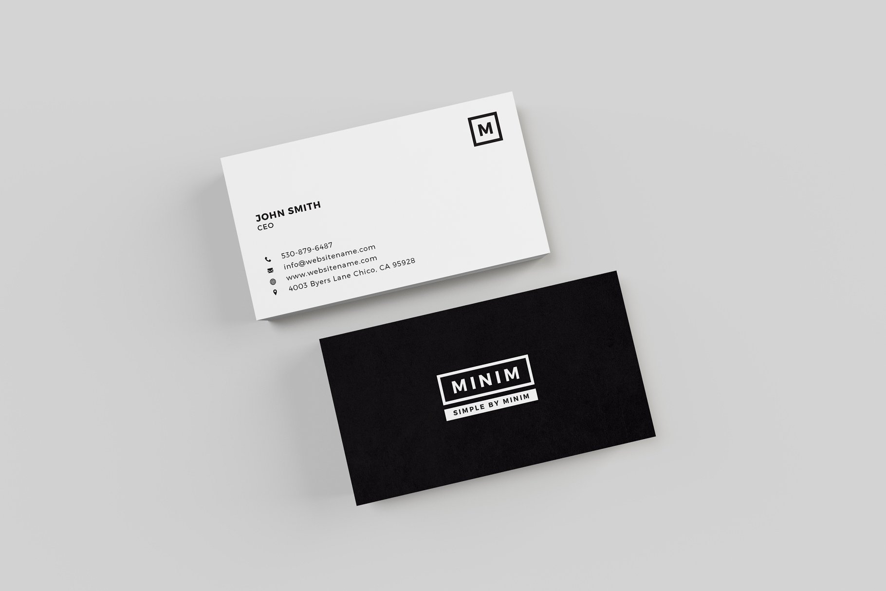 简约实用品牌办公文具样机模板 Minim – Simple Clean Stationery插图(2)