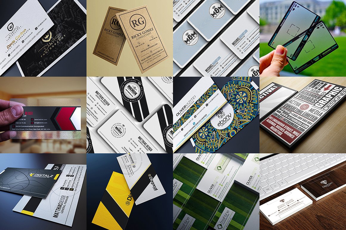 100个高品质的名片卡片设计模板插图(2)