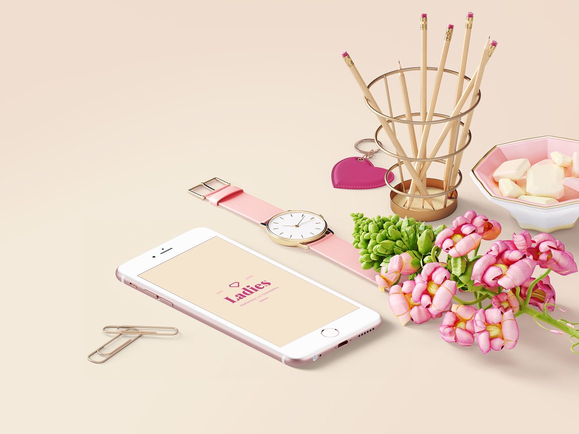 美容化妆女性品牌样机大合集 Beauty, Stationery, Wedding, Cosme..[7.69GB]插图(12)