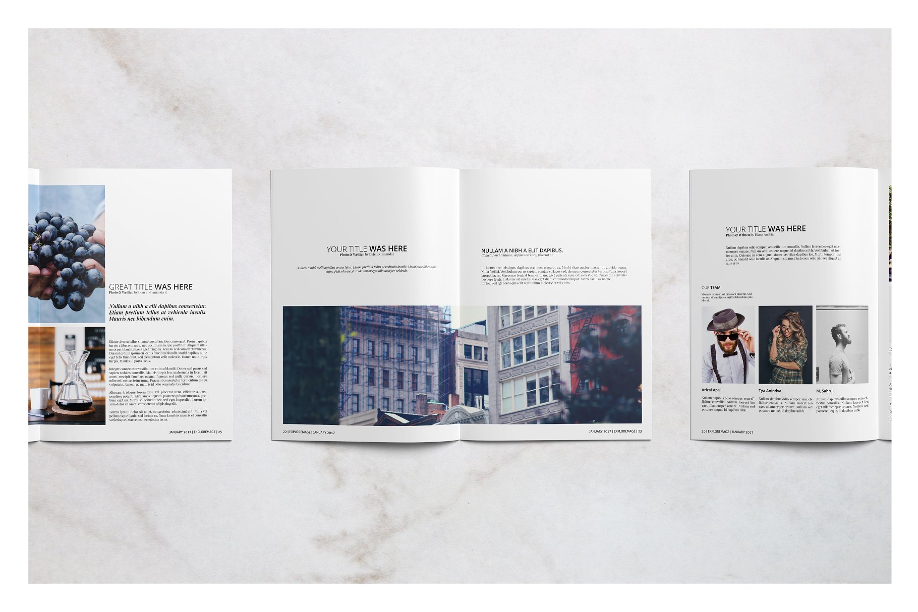 旅行主题杂志模板 Exploremagz Magazine插图(5)