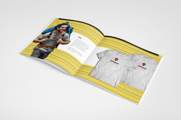 多彩品牌手册画册设计模板 The Colorful – Brand Book Template插图(11)