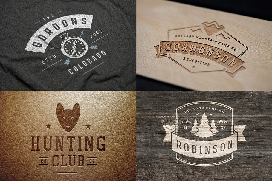 280个户外品牌Logo标志和徽章模板 280 Outdoor logos and badges插图(31)