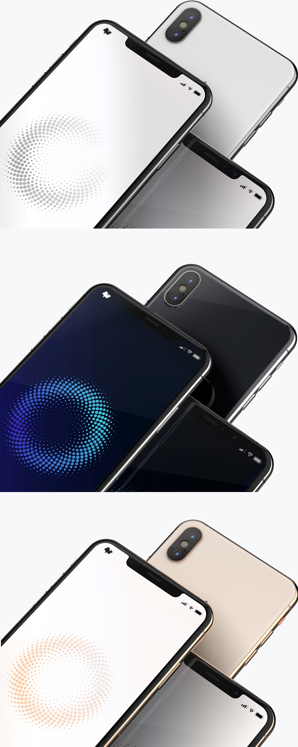 iPhone XS Max智能手机特写图样机模板02 iPhone XS Max Mockup, Close Up 02插图(2)