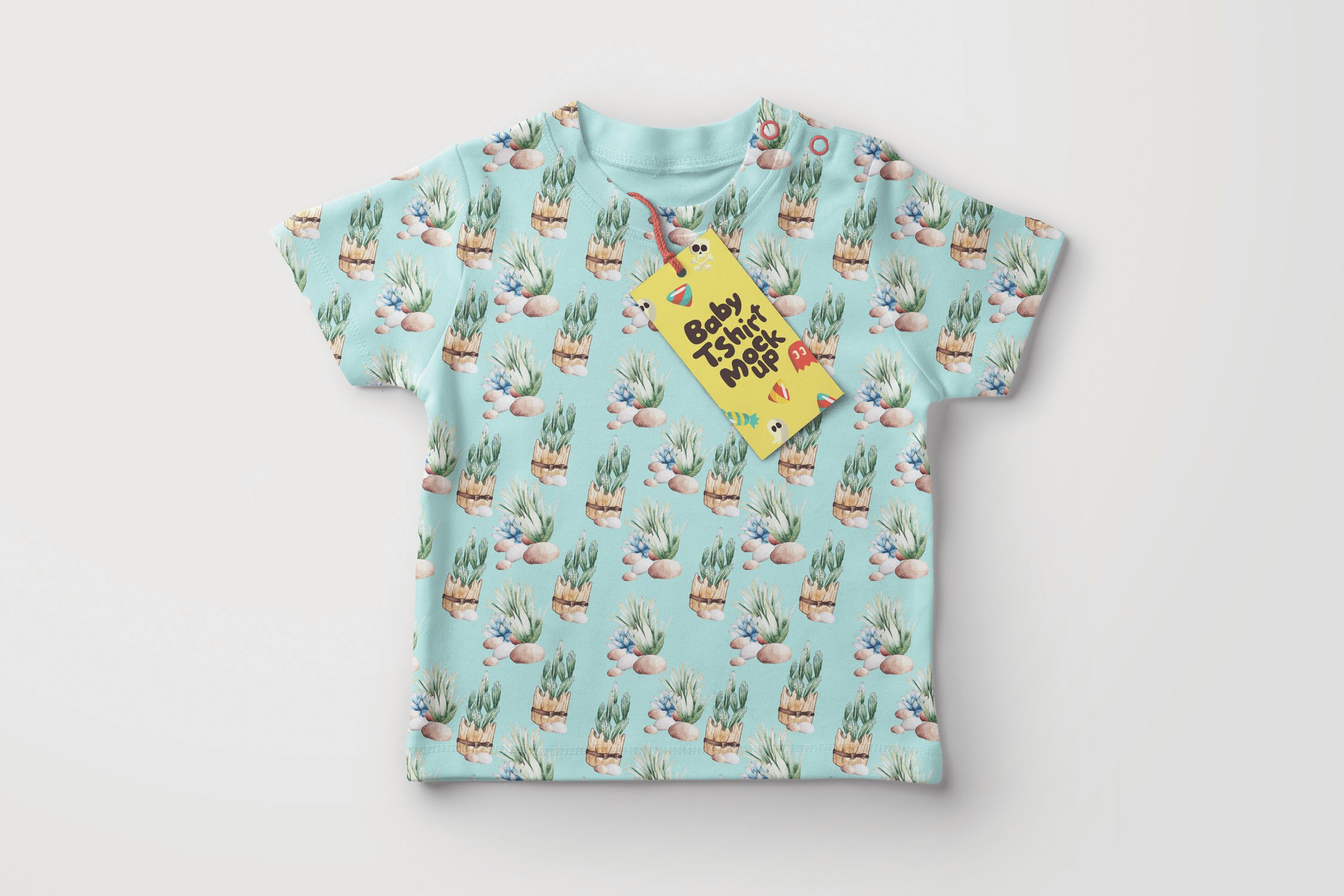 多肉植物水彩手绘图案PNG图片素材 Succulent Terrarium Watercolor插图(2)