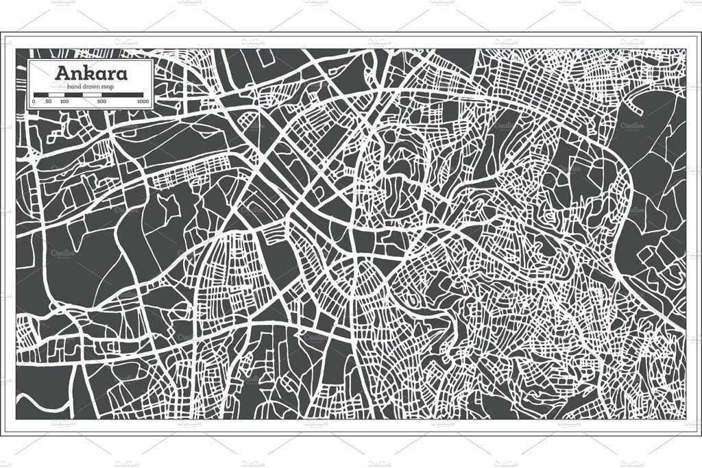 52款手绘地图素材合集下载[ai,eps,psd]插图(8)