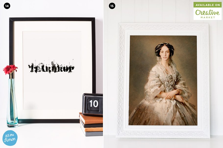 超级相框相片展示样机模板合集 Photo frame mockup collection pack插图(5)