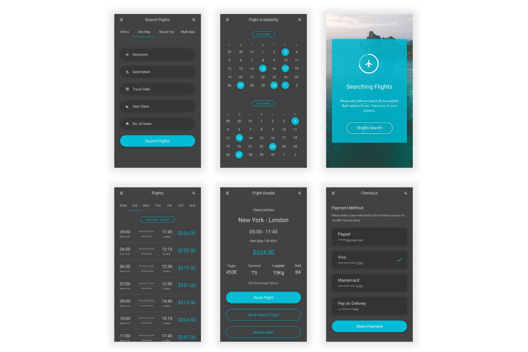 旅行＆机票在线预订APP应用UI设计Sketch模板 Duri – Travel & Flight Booking Figma UI Kit插图(12)