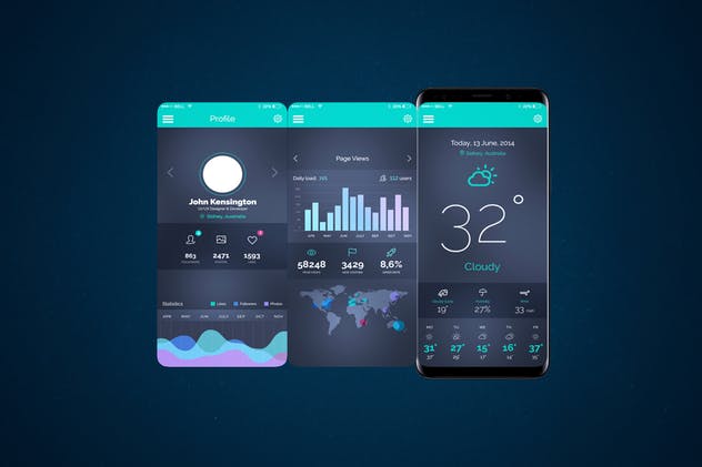 三星智能手机S9设备动态样机模板v2 Animated S9 MockUp V.2插图(2)