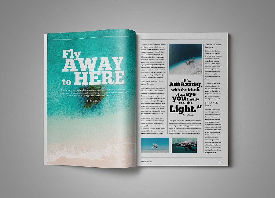 30页时尚多用途的Indesign杂志模板下载[indd]插图(15)