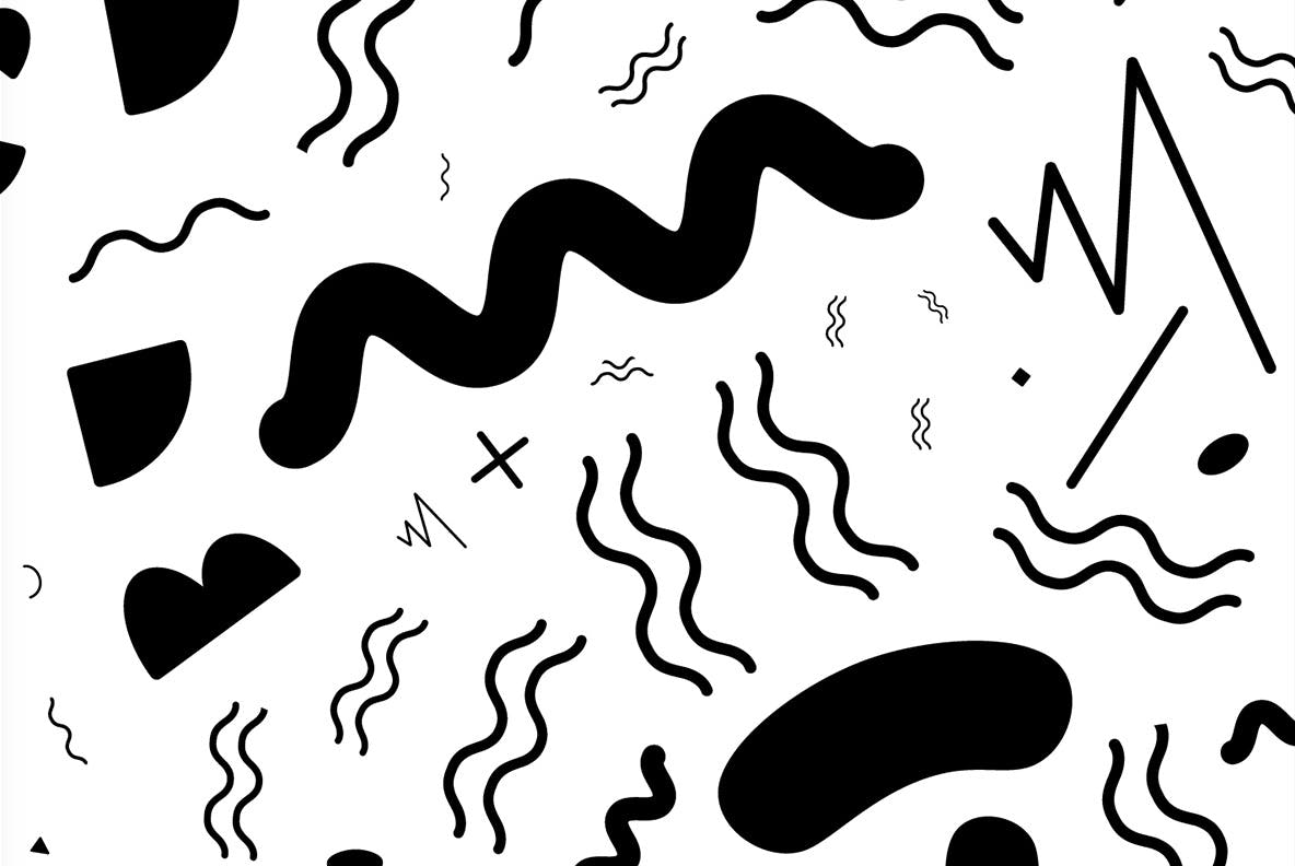 40种基于现代矢量图形重复图案无缝背景素材 II Simple Seamless Pattern II插图(8)