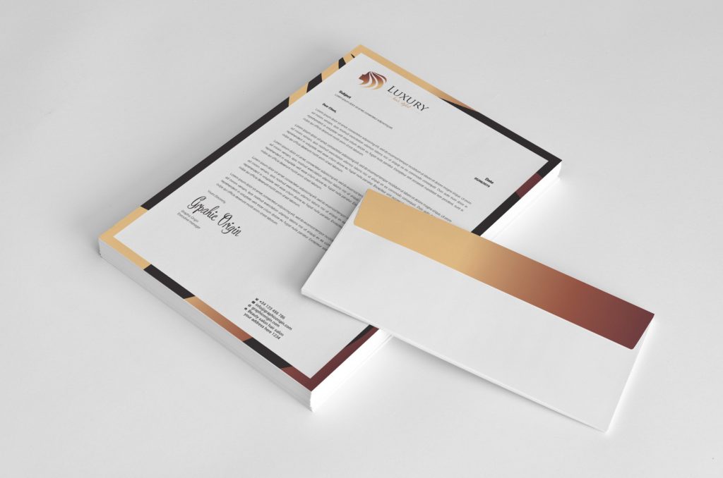 玫瑰金奢华品牌VI套下载[EPS, AI]插图(10)