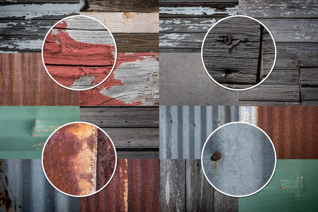 鬼城古老粗糙纹理合集Vol.1 Ghost Town Grunge Texture Pack Volume 1插图(3)