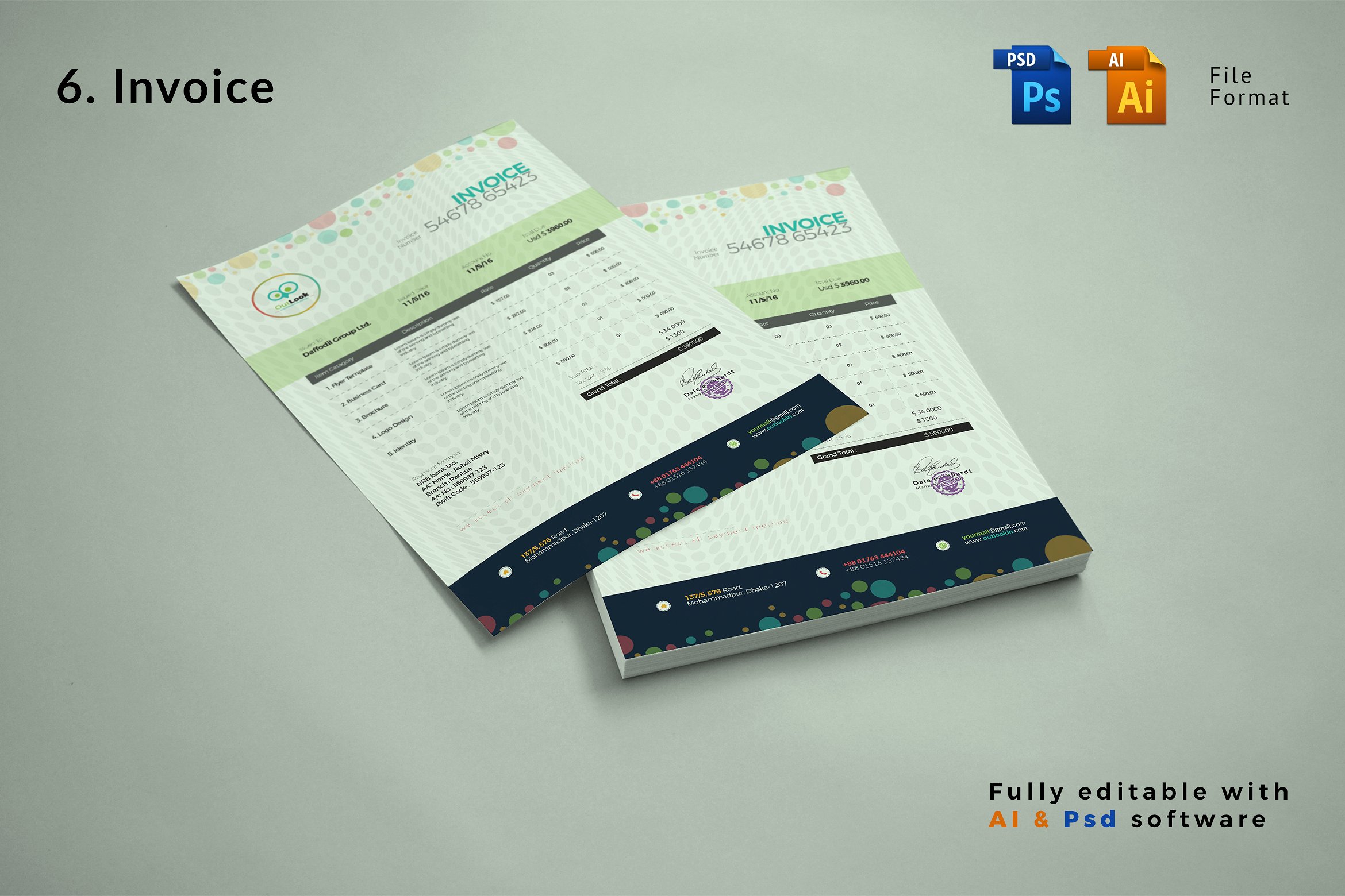 超级品牌 VI 展示样机集合 Branding Corporate Identity插图(7)