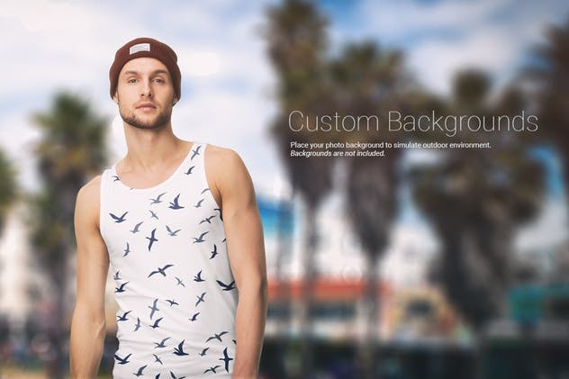 时尚潮流背心T恤服装样机Vol.4 Ultimate Apparel Mockup Vol. 4插图(2)
