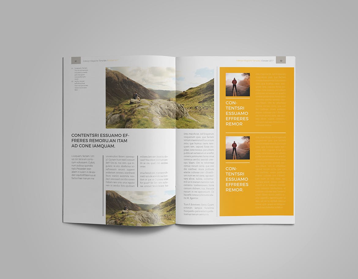 女性时尚主题素材库精选杂志版式设计InDesign模板 InDesign Magazine Template插图(12)