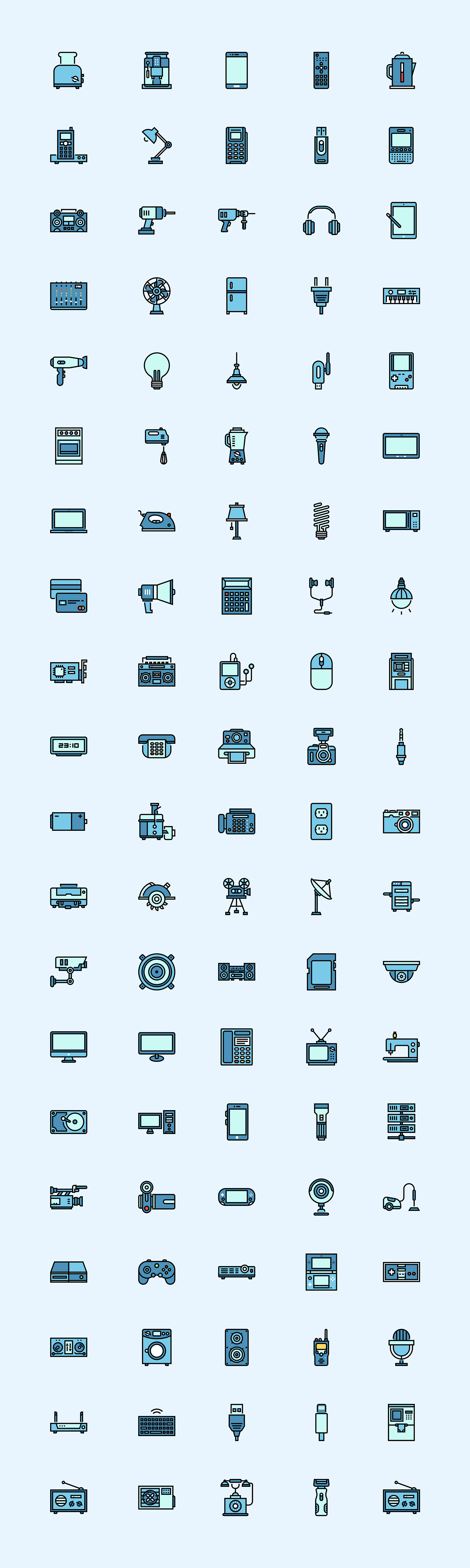 100 枚生活小工具图标