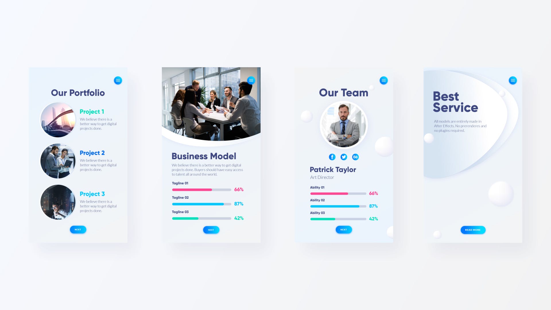 企业品牌宣传H5页面设计模板合集 Corporate Instagram插图(8)
