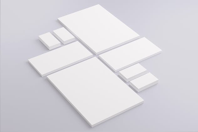 逼真的高端品牌展示文具套装样机 Stationery / Branding Mock-Up’s插图(7)