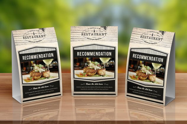 复古优雅餐厅菜单设计PSD模板 Elegant Food Menu 10 Illustrator Template插图(11)