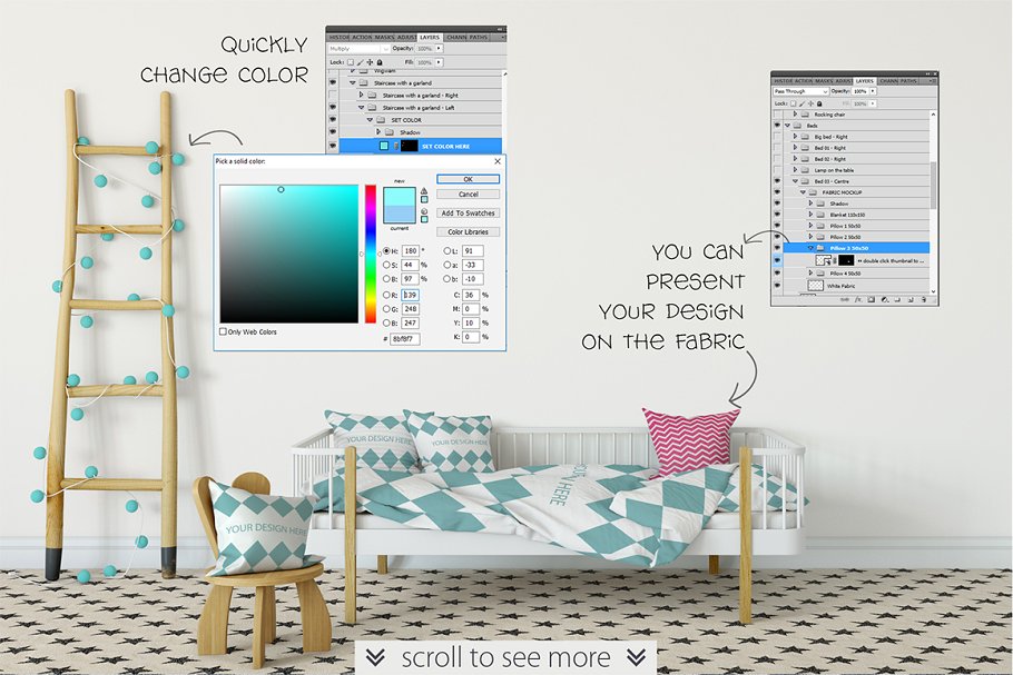 儿童主题场景生成素材包 KIDS Scene Interior Creator插图(3)