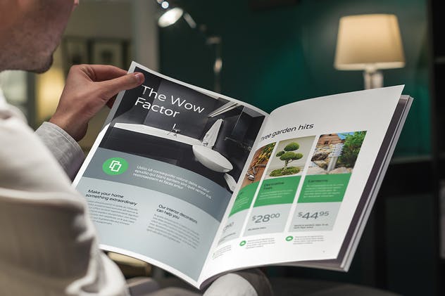 画册杂志样机模板 Brochure / Magazine Mockup插图(1)